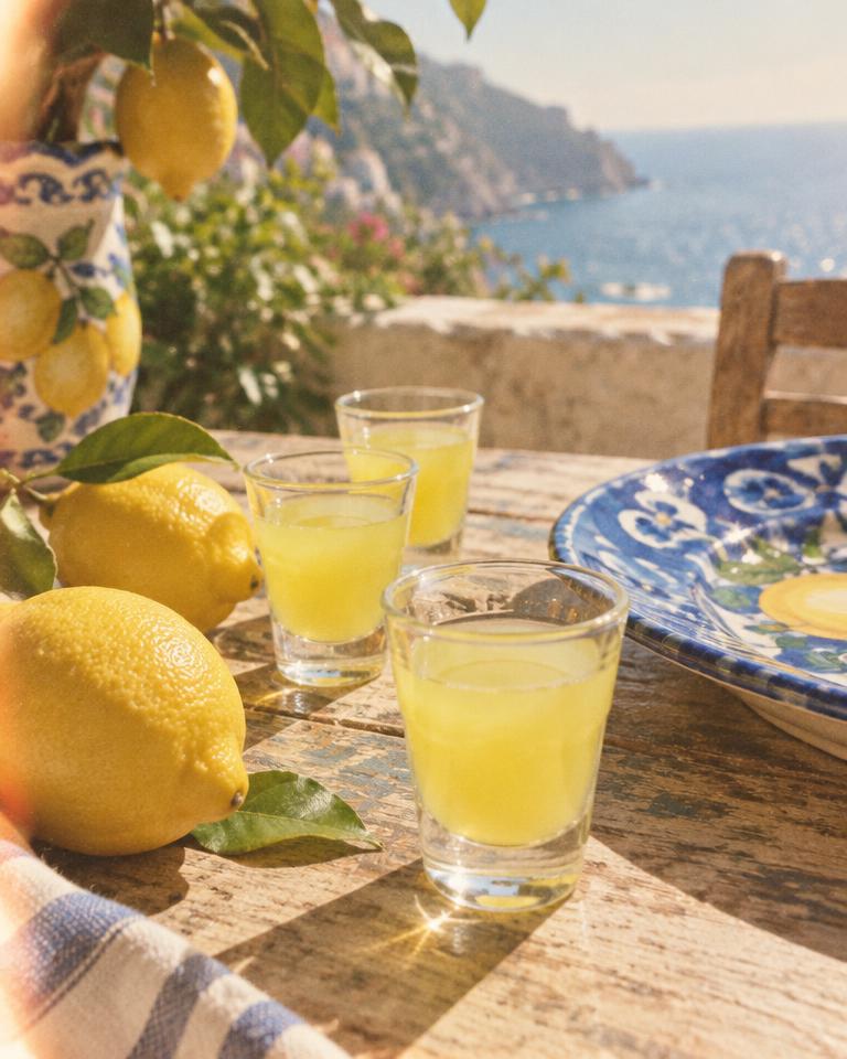 Limoncello tasting